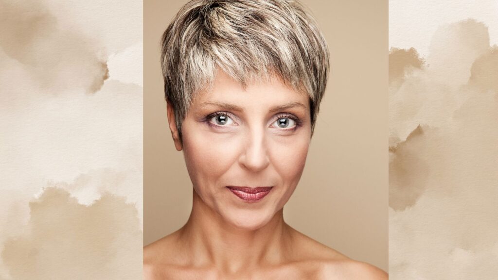 choppy pixie cut over 50