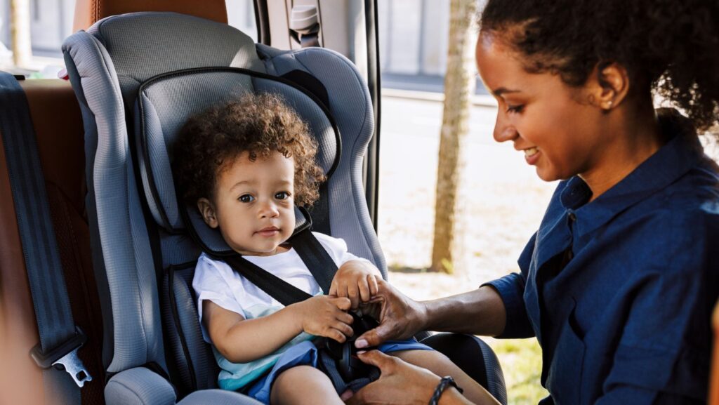 is it legal to put a carseat in the front seat of a truck