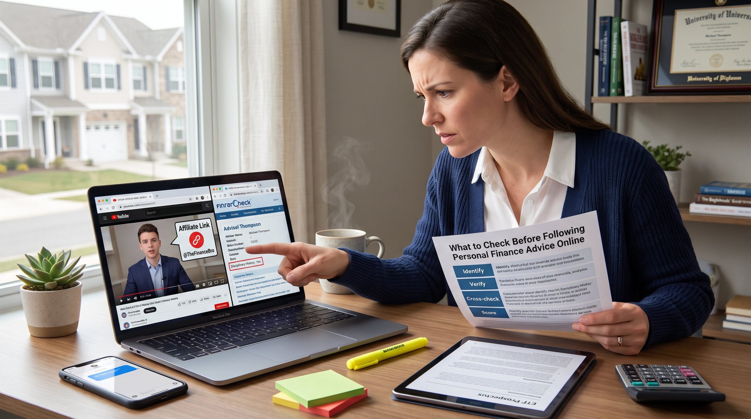 What to Check Before Following Personal Finance Advice Online